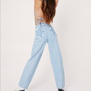 Brand New NastyGal US Size 6 star jeans